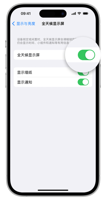 东坡苹果14维修店分享如何自定义 iPhone 14 Pro 常亮显示屏 