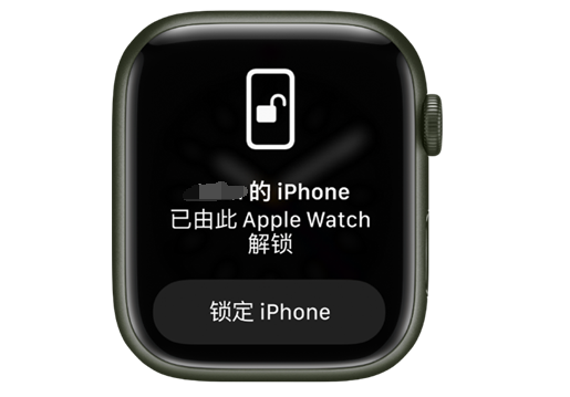 东坡苹果手机维修分享用 AppleWatch 解锁配备面容 ID 的 iPhone方法 