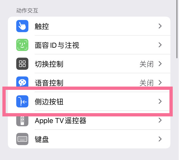 东坡苹果14维修店分享iPhone14 Plus侧键双击下载功能关闭方法 