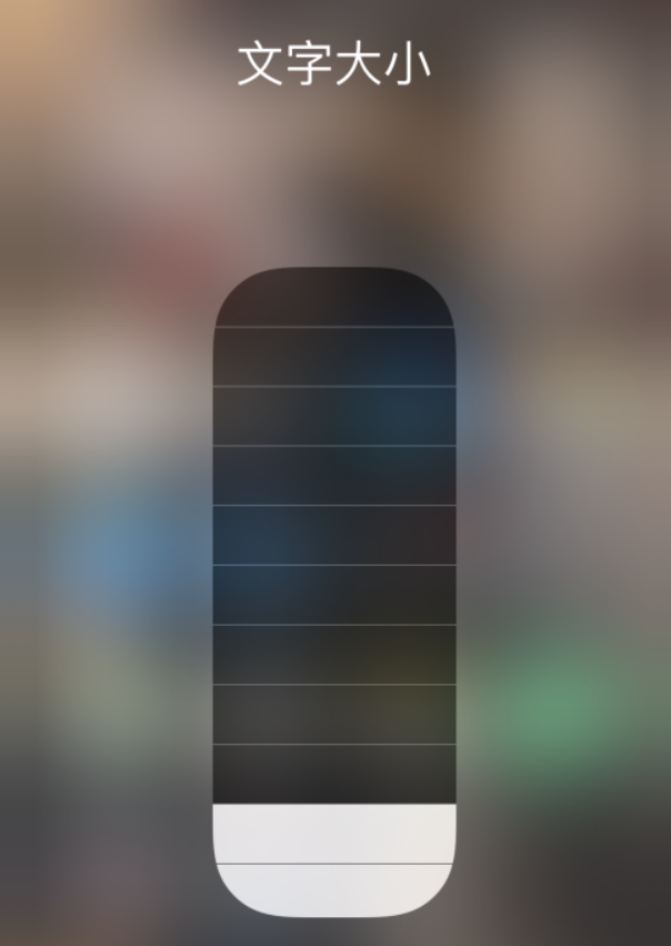 东坡苹果手机维修分享小技巧：在 iPhone 控制中心快速调节字体大小 
